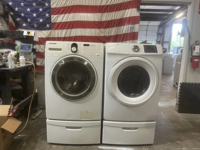 Used SAMSUNG FRONT LOAD SET Washers Michigan US | Miedema Asset Management Group #1413847
