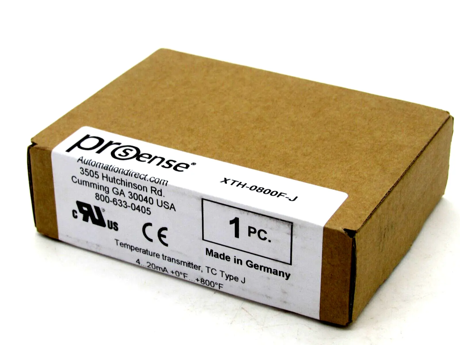 NEW SEALED AUTOMATION DIRECT XTH-0800F-J TEMPERATURE TRANSMITTER XTH0800FJ