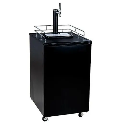 Black Kegerator (1) 1/2 Keg Capacity