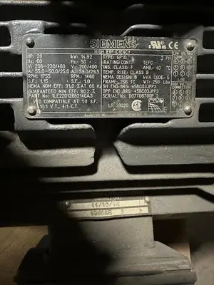 Used SIEMENS VARIABLE SPEED A.C. Motors Ohio US | Surplus Asset Holdings #1187414