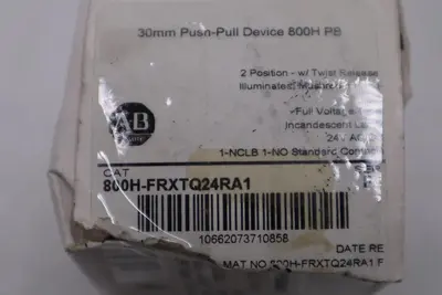 Allen-Bradley 800H-FRXTQ24RA1 Emergency Stop Pushbutton Switch STOCK H864A