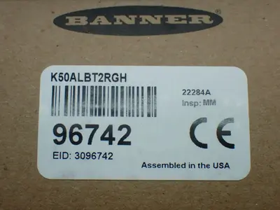 NEW BANNER K50ALBT2RGH