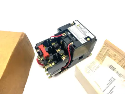 USED SCHNEIDER ELECTRIC, SQUARE D NONREVERSING NEMA MOTOR STARTER TYPE S, 3-PHASE 3-POLE