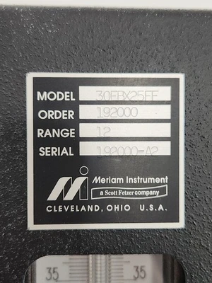 NEW Meriam Instrument 192000-A2