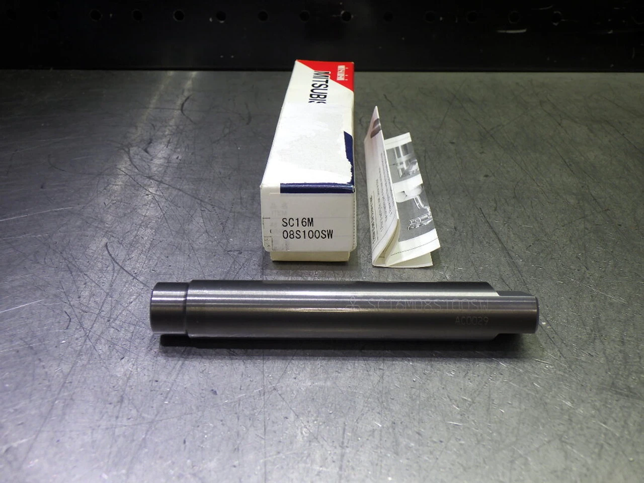 Mitsubishi M8 Solid Carbide Milling Adapter 16mm Shank SC16M08S100SW (LOC2287)