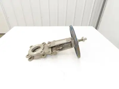 ITT Fabri-Valve C67 3" Stainless Knife Gate Valve Lug Style *Bad Seal*
