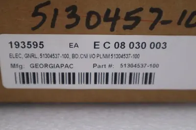 NEW IN BOX HONEYWELL 51304537-100 REV. C CNI I/O BOARD STOCK G637