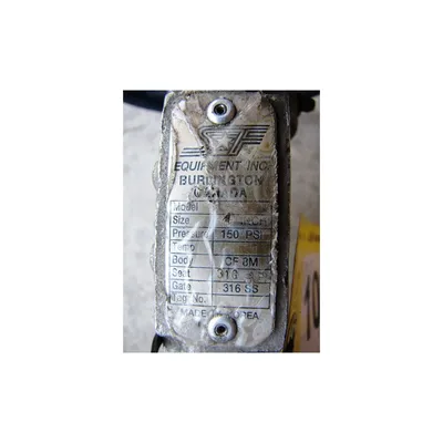 USED SF EQUIPMENT INC 4"
