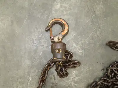 CM Cyclone 1 Ton 2000Lb Manual Chain Fall Hand Hoist 29' Lift
