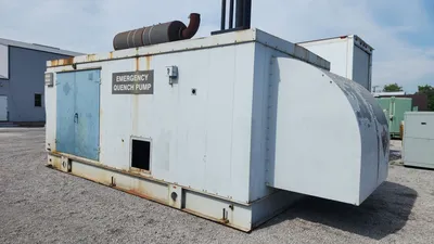 2007 Enclosed CAT C15 Diesel Powered Water Pump Flowserve 5626 GPM 220 Head Ft