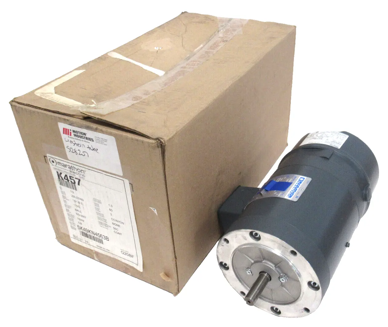 NEW MARATHON K457 BRAKE MOTOR 1/2HP 208-230/460V 1725RPM 105601100BQF 56C