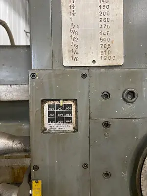 5' X 11" CINCINNATI BICKFORD CHIPMASTER RADIAL ARM DRILL. STOCK # 0418421