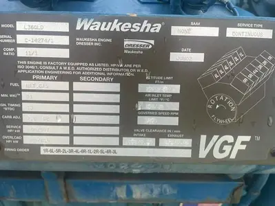 USED 2002 WAUKESHA L36GLD