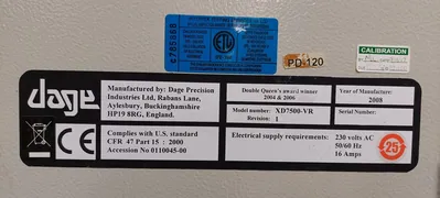 2008 DAGE XD7500-VR X-Ray | Tekmart International Inc. (2)