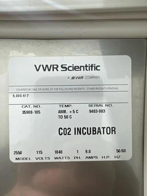 VWR SCIENTIFIC _UNKNOWN_ Lab Incubators | Fram Fram LLC (22)