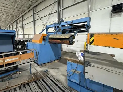48” x .070" x 30,000 Lbs. Herr-Voss Cut-To-Length Line