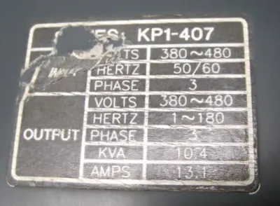 USED Motortronics KP1-407