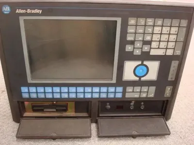 Allen Bradley 6180-AECBFFACABZ Industrial Computer Workstation Panel Ser A Used