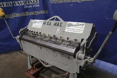 Used CHICAGO W31 Box & Pan Brakes including Finger California US | Sterling Machinery Exchange #1467008