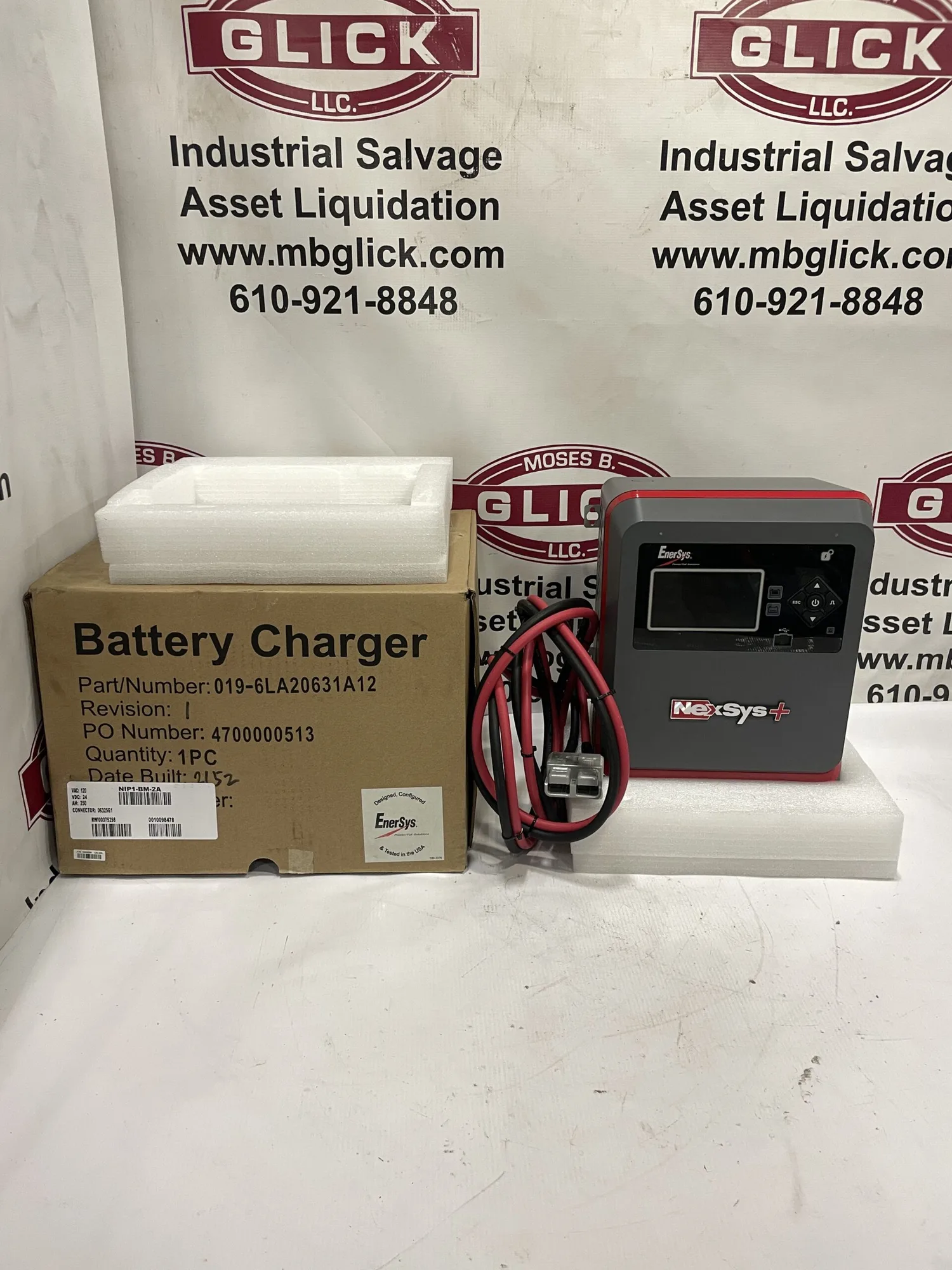 EnerSys Nexsys+ NiP1-BM-2A 24V DC Battery Charger 375AH 120V 12 Cell  -NIB