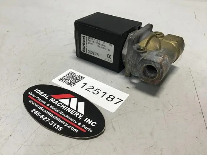 Used BURKERT 0255 502277F Valves/Fittings Michigan US | Ideal Machinery #607327