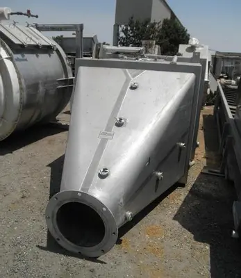 Hopper, 150 CF, S/st, 5' X 4.5' X 5.5', Anderson Dahlen, #S741237