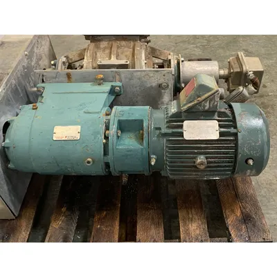 Used 8" dia. Side Entry Flo-tronics Stainless Steel Offset Rotary Feeder Airlock