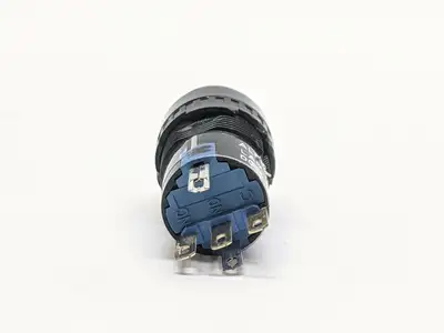 AL6M-M14-R | IDEC  Red LED Illuminated Panel Mount Push Button AL6-M 24VDC 16MM - Used