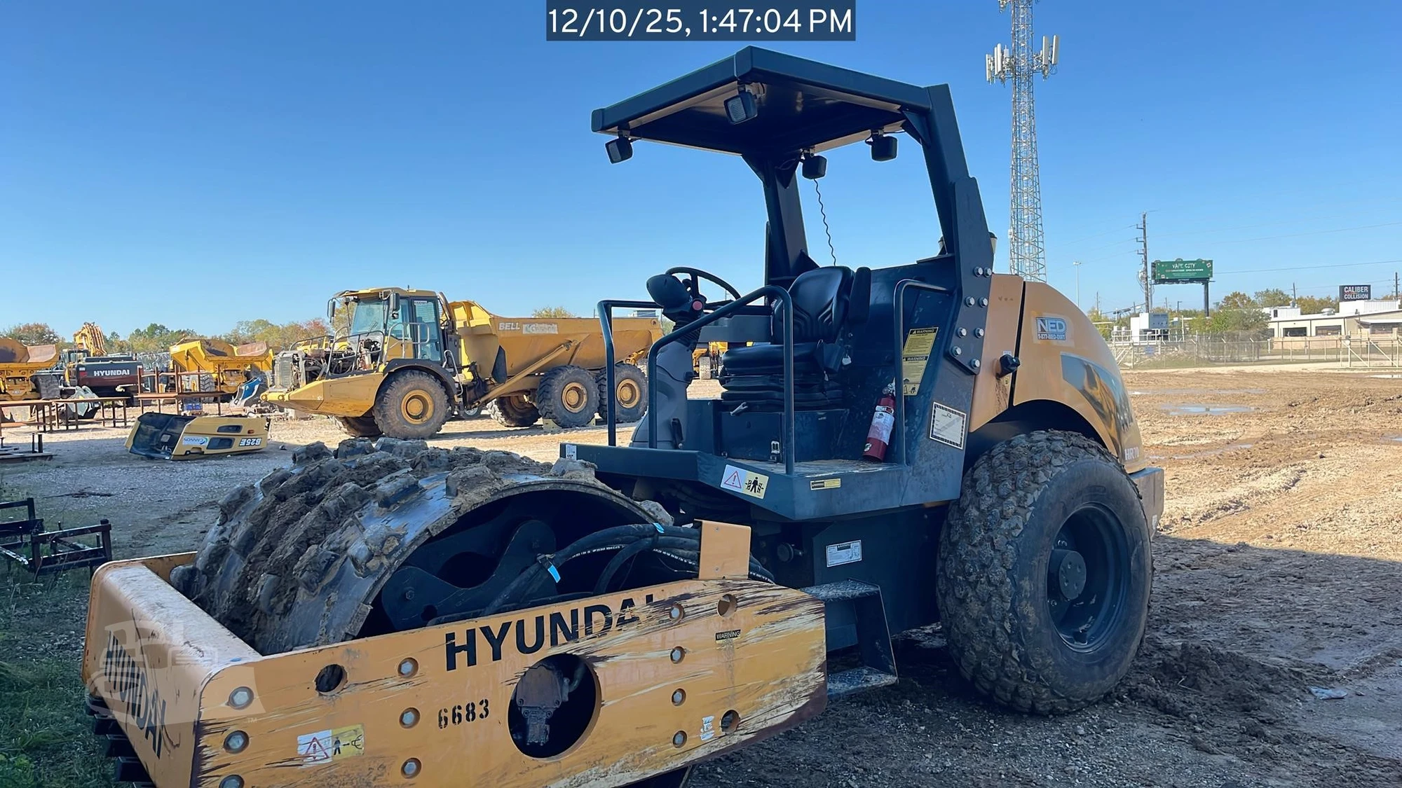 Used 2022 HYUNDAI HR70C Single Drum Rollers Texas US | National Equipment Dealers #1422850