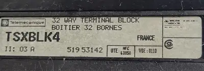 Telemecanique Schneider Automation TSXAEM821 / TSXBLK4 Input Module (BIN632)