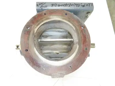 Sprout Waldron Rotary Airlock Feeder Valve 10x8" Round x Square Flange (Rebuilt)