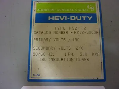 USED GENERAL SIGNAL HSZ12-5000R
