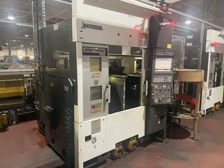 Used 2015 OKUMA 2SP-150H CNC Lathes Michigan US | Gibbs Machinery Company, Inc. #4562