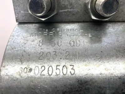 Used Morris Compression Coupling ,203.2mm, for 8" OD Tubing 0108003B2FG Misc Fasteners Michigan US | Maverick Industrial Sales #1395667