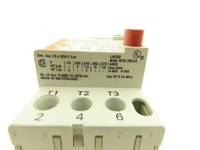 Sprecher & Schuh Manual Motor Starter 2.5A 600V 3 Pole Lot Of 5