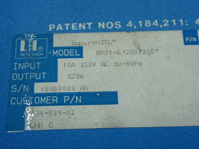 Used LH RESEARCH SM71E12637230 Power Supplies Ohio US | HGR 24 #1070201