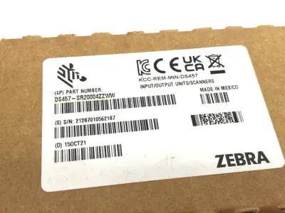 USED ZEBRA BARCODE SCANNER, FIXED MOUNT 2D SCANNER, STANDARD RANGE