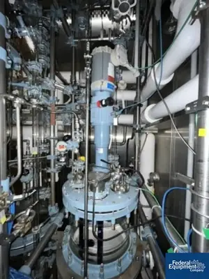 USED BUCHI 107/107 Liter Buchi Kilo Lab Reactor Train System, Glass Lined