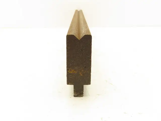 Press Brake Die 29-5/8" Long 90° V 1/2" W 1/4" D 2-7/16" H 1/2" Tang