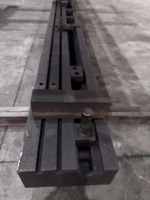 18' LONG T-SLOTTED RAIL DIE PLATE: STOCK #24011