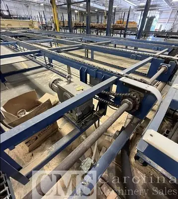 USED NEWMAN K-20 TRIM SAW WITH INFEED DECK