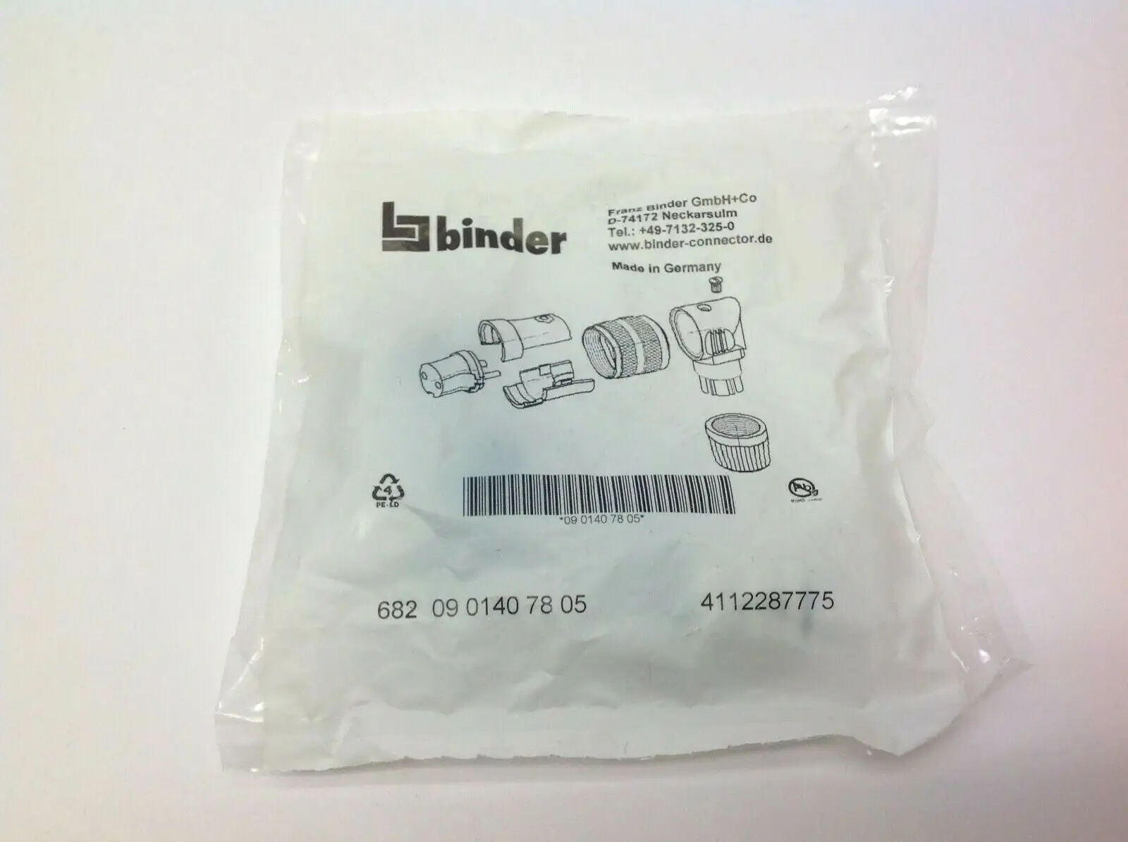 New | in-Stock BINDER CONNECTOR Connector Accessories | Maverick Industrial Sales #1102858