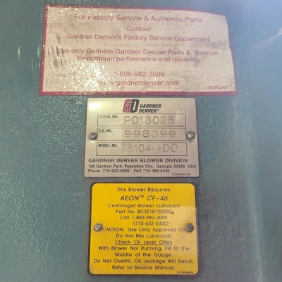 150HP Centrifugal Blower
