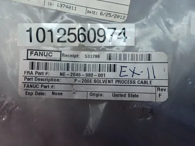 Used FANUC NE2046980001 Cable & Wire Ohio US | HGR 24 #1020172