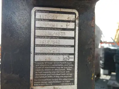 Used GRADALL 1170057 Pallet Forks California US | Western Trencher & Equipment, Inc. #1497821