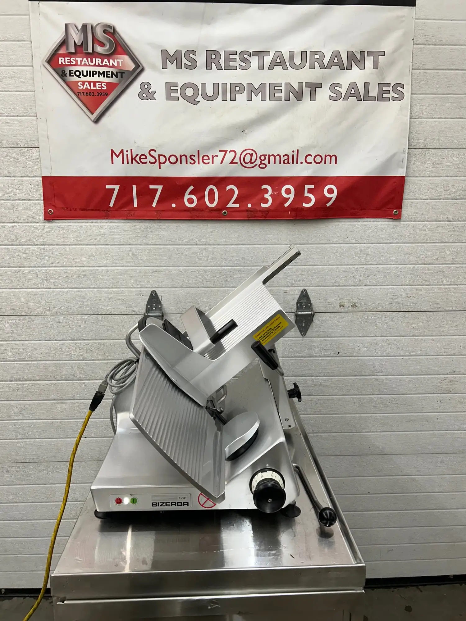 Bizerba GSPH 2013 Manual Slicer Fully Refurbished Tested and Working