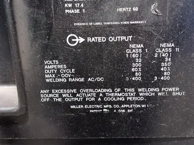 Used MILLER SYNCROWAVE 351 Tig Welders Ohio US | HGR 24 #915660