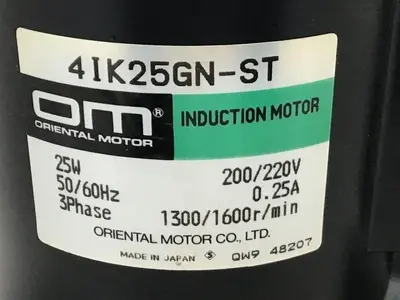USED ORIENTAL MOTOR 4IK25GN-ST