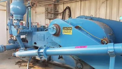 USED EMSCO F-650 TRIPLEX MUD PUMP