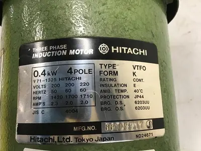 USED HITACHI VTFO-K 4P